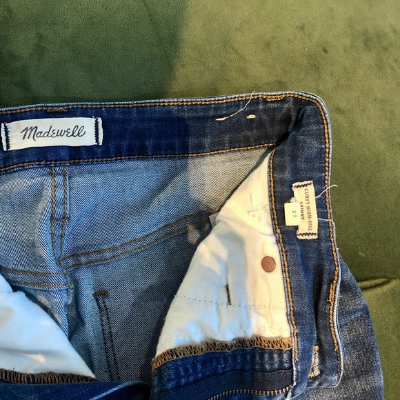 Madewell curvy high-rise skinny jeans size 27 - Picture 7 of 7